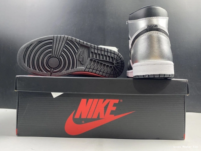 JORDAN SILVER HIGH WMNS 1 TOE AIR CD0461-001 OG 0714